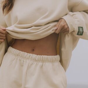 Daily Drills Beige Sweatpants